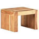vidaXL Table d'appoint 43x40x30 cm Bois d'acacia massif