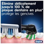 Brosse à Dents Électrique Noire  2 Brossettes