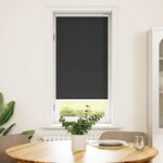 Store enrouleur occultant noir 40 x 100 cm
