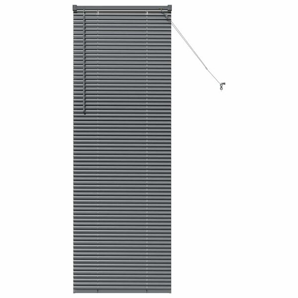 vidaXL Store de Fenêtre Gris foncé 80 x 130 cm Aluminium