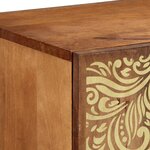 vidaXL Buffet 90x33x75 cm en bois massif de mangue