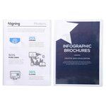 Sachet de 10 chemises PVC 20/100 transparentes Reliure manuelle EXACOMPTA