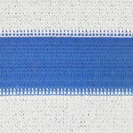 vidaXL Voile d'ombre Bleu et Blanc 5 x 5 m HDPE