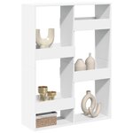 vidaXL Cloison de séparation blanc 100x33x135 cm bois d'ingénierie