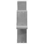vidaXL Étagère murale gris béton 104 5x10x43 cm bois d'ingénierie