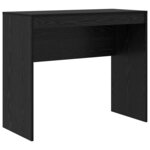 vidaXL Bureau Chêne noir 90 x 40 x 76 cm Bois d'ingénierie