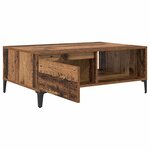 vidaXL Table basse Bois ancien 90 x 60 x 35 cm Bois d'ingénierie