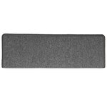 vidaXL Tapis d'escalier 30 pièces 65 x 21 x 4 cm Gris foncé Bord rectangulaire