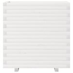 vidaXL Jardinière blanc 70x40x72 cm bois de pin massif