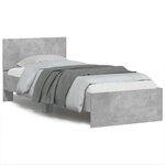 vidaXL Cadre de lit sans matelas avec lumières LED 90x200 cm