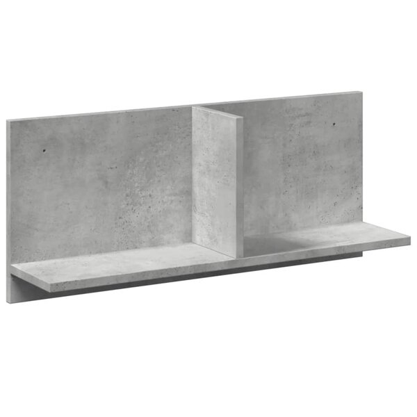 vidaXL Armoire murale 70x16 5x30 gris béton cm bois d'ingénierie