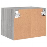 vidaXL Meuble TV mural sonoma gris 40x30x30 cm bois d'ingénierie