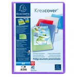 Protège-documents En Polypropylène Semi Rigide Kreacover® Chromaline 80 Vues - A4 - Couleurs Assorties - Exacompta