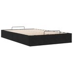 vidaXL Cadre de lit ottoman sans matelas noir 120x190 cm velours
