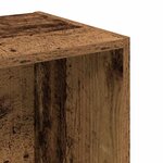 vidaXL Bibliothèque vieux bois 40x30x152 cm bois d'ingénierie