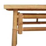 vidaXL Banc Marron 110 x 38 x 45 cm Bambou