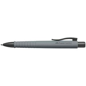 Stylo-bille poly ball xb  stone grey x 5 faber-castell