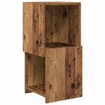 vidaXL Meuble d'angle Blanc 30 5x30x65cm Bois d'ingénierie