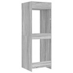 vidaXL Armoire pour machine à laver Gris Sonoma 67 5 x 68 x 200 cm