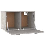 vidaXL Armoire murale Gris béton 60x36 5x35 cm Bois d'ingénierie