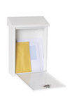 Boîte aux Lettres en Acier sérigraphié  Premium E5608  « Blossom »  Blanc