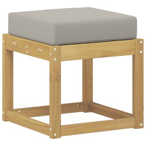 vidaXL Banc de Jardin Bois d'Acacia Massif Blanc