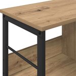 vidaXL Étagère Chêne artisanal 82 x 32 x 47 cm Bois d'ingénierie