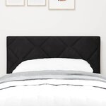 vidaXL Tête de Lit LED avec des lumières à LED Noir 80 cm Velours