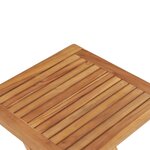 vidaXL Table pliable de jardin 45x45x45 cm Bois de teck solide