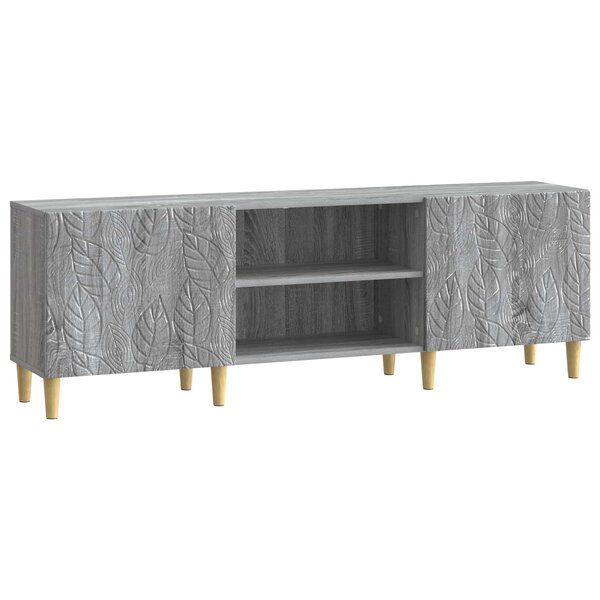 vidaXL Meuble TV 150 x 31 x 50 cm Sonoma gris Bois d'ingénierie