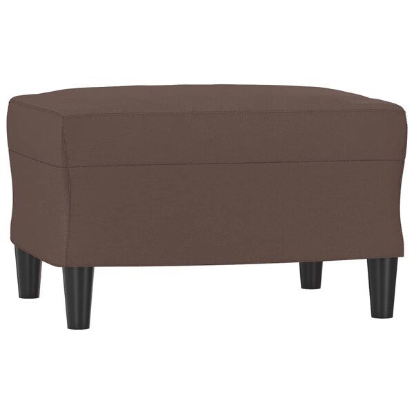 vidaXL Repose-pied Marron 60x50x41 cm Similicuir