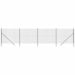 vidaXL Clôture en treillis métallique anthracite 1 4x10 m