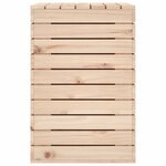 vidaXL Panier à linge 88 5x44x66 cm bois massif de pin