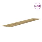 vidaXL Panneaux muraux Aspect bois Marron PVC 4 12 m²