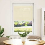 vidaXL Store plissé crème 70x150 cm largeur du tissu 69 4 cm polyester