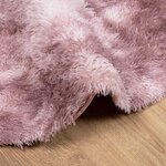 vidaXL Tapis Shaggy à poils longs NAVARRA rose poudré 300x200 cm