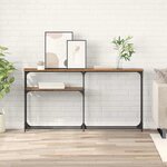 vidaXL TableConsole Bois ancien 145x22.5x75cm Bois d'ingénierie