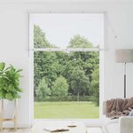 vidaXL Store de Fenêtre avec des rideaux Autre Blanc 155 x 220 cm Aluminium