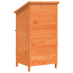 vidaXL Abri de jardin Marron 59 x 56 x 113 5 cm Bois d'ingénierie
