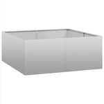 vidaXL Jardinière 100x100x40 cm acier galvanisé