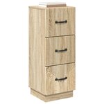 vidaXL Armoire à tiroirs 33 x 34 5 x 87 cm Bois d'ingénierie