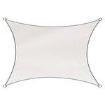 Livin'outdoor Tissu d'ombrage Como Polyester rectangulaire 3x4 m Blanc