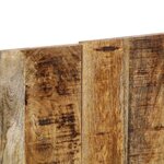 vidaXL Tête de lit 120 cm bois de manguier brut massif
