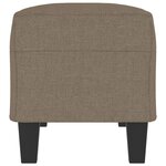 vidaXL Banc Taupe 100x35x41 cm Tissu