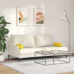 vidaXL Coussins d'accent 2 Pièces Jaune Ø 15 x 40 cm