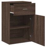 vidaXL Armoire de rangement chêne marron 56 5x39x90 cm bois ingénierie