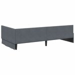vidaXL Cadre de lit d'angle Autre Gris foncé 80 x 200 cm