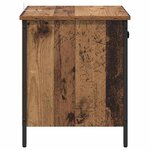 vidaXL Cabinet de chevet Bois ancien 40 x 42 x 50 cm Bois d'ingénierie