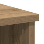 vidaXL Buffet avec tiroir chêne artisanal 101x35x76 cm bois ingénierie