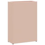 vidaXL Porte-parapluie avec stockage Rose 28 x 12 x 41 cm Acier